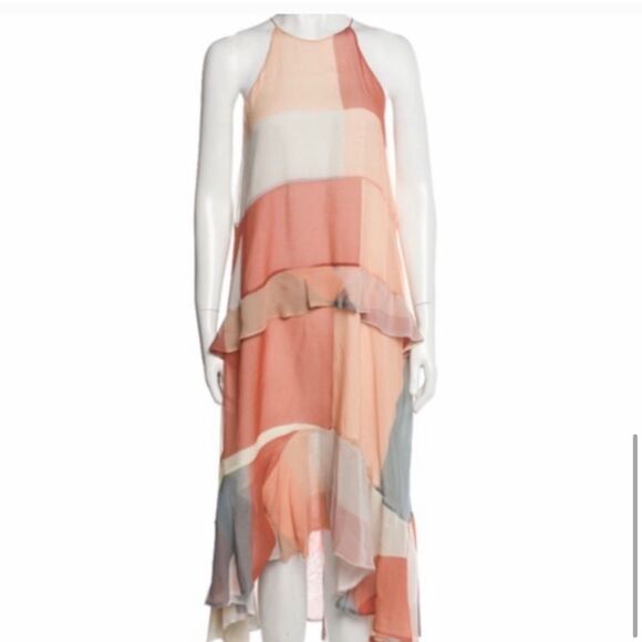 New zimmermann silk color block dress - Picture 9 of 11